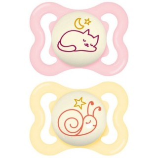 Mam Sucettes Supreme Nuit 2-6 mois x2