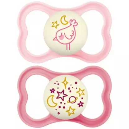 Mam Sucettes Supreme Nuit 18+mois x2