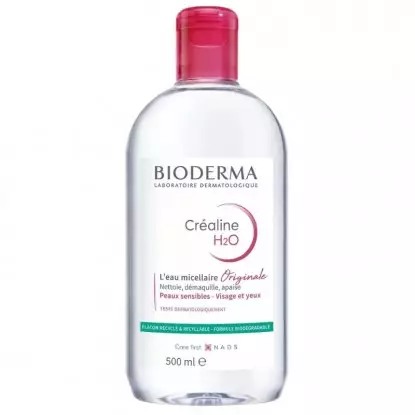 Eau micellaire démaquillante sans parfum Crealine H2O Bioderma - 500ml