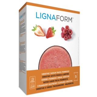 Smoothie fraise-framboise Lignaform Therascience - Perte de poids - 5 sachets
