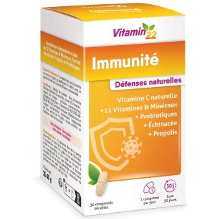 Immunité Vitamin'22 Ineldea - Défenses naturelles - 30 comprimés