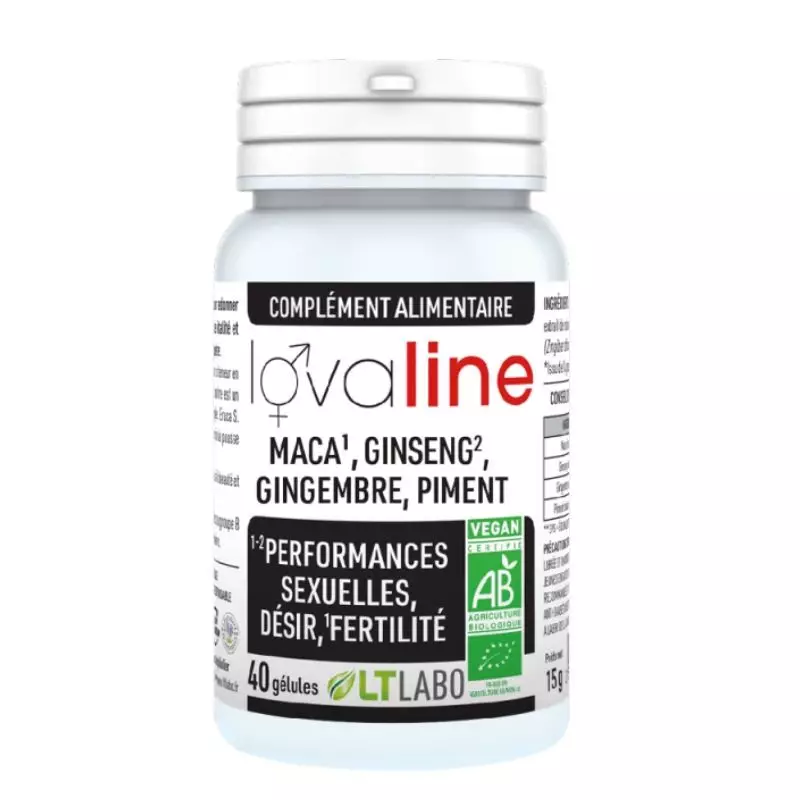 Lovaline Bio LT Labo - Performances sexuelles - 40 gélules