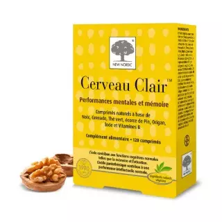 Cerveau Clair New Nordic - Performances mentales - 120 comprimés
