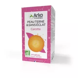 Arkogélules Carotte Bio Arkopharma - Peaux ternes & sans éclat - 80 gélules