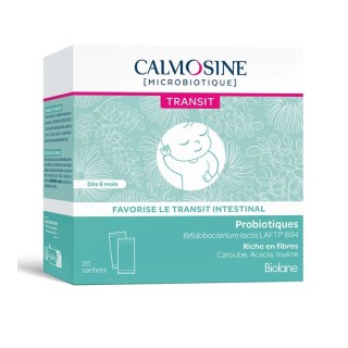 Probiotiques Calmosine Transit - Transit intestinal bébés - 20 sachets