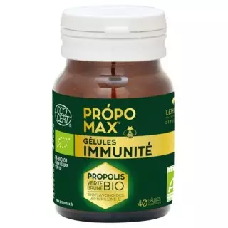 Gélules Bio Propomax Immunité Lehning - 40 gélules