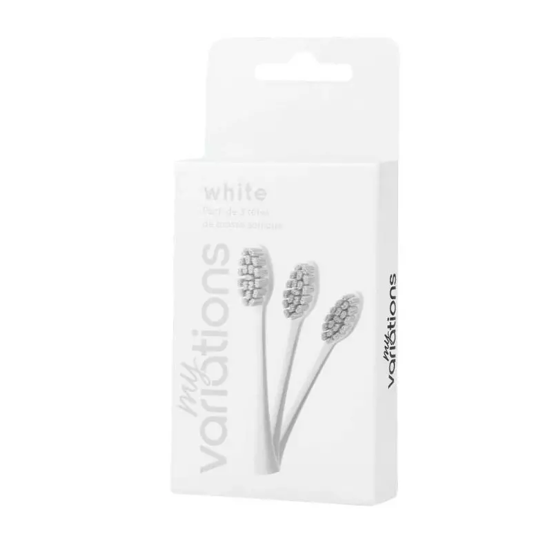 Pack 3 têtes de brosse à dents Ivory-White MyVariations