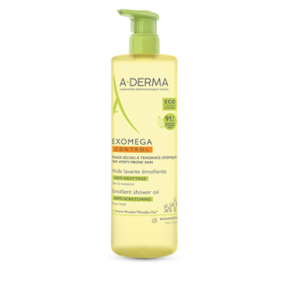 Huile lavante émolliente Exomega Control A-Derma - Peaux atopiques - 500ml