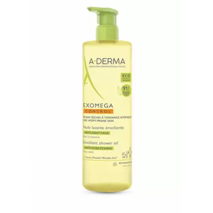 Huile lavante émolliente Exomega Control A-Derma - Peaux atopiques - 500ml