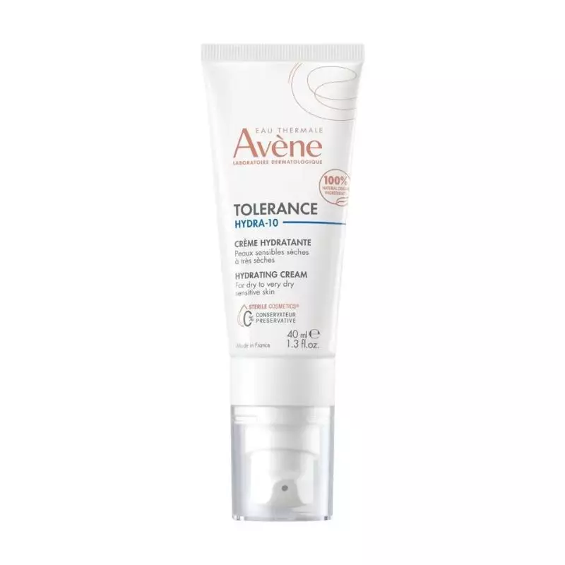 Crème hydratante Tolérance Hydra-10 Avène - Peaux sèches à très sèches - 40ml