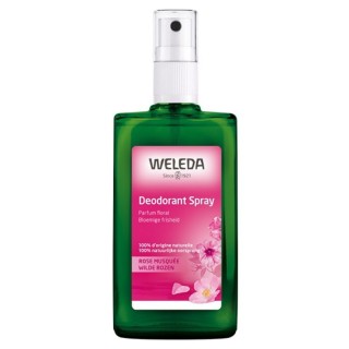 Déodorant spray à la rose musquée Weleda - 100ml