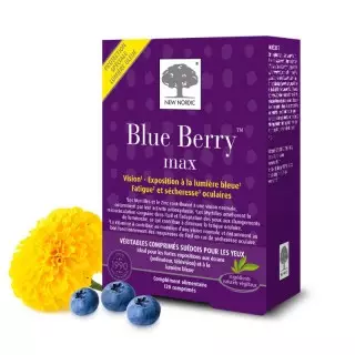 Blue Berry Max New Nordic - Fatigue visuelle - 120 comprimés