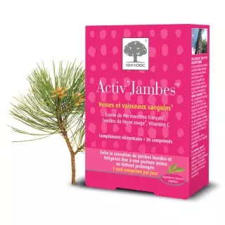 Activ'Jambes New Nordic - Jambes lourdes et fatiguées - 90 comprimés