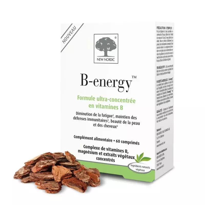 B-Energy New Nordic - 8 vitamines B - 60 comprimés