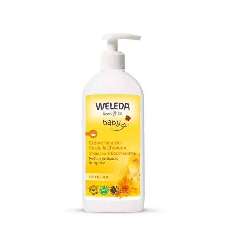 Crème lavante corps et cheveux au calendula Bio Weleda Baby