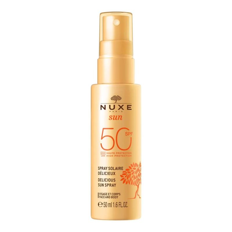 Spray solaire délicieux SPF50 visage et corps de Nuxe Sun - 50ml