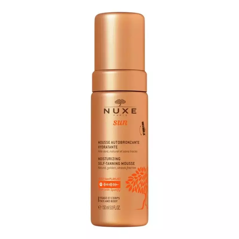 Mousse autobronzante hydratante visage et corps de Nuxe Sun - 150ml