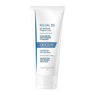 Gel moussant Kélual DS Ducray - Rougeurs et squames - 200ml