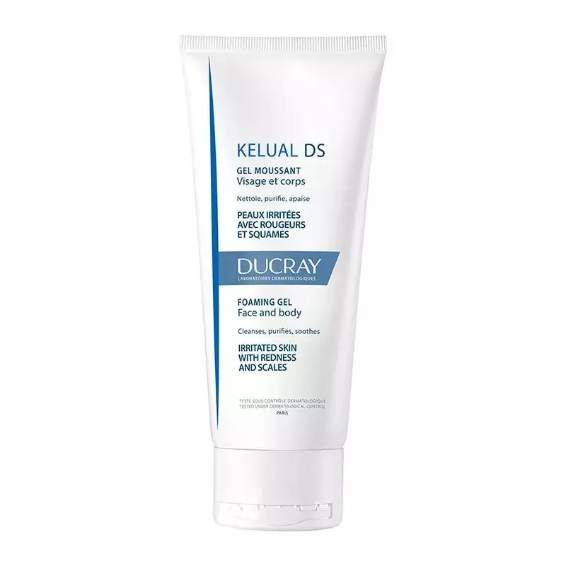 Gel moussant Kélual DS Ducray - Rougeurs et squames - 200ml