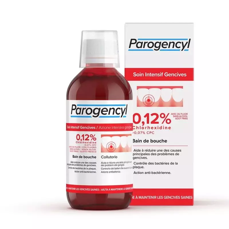 Bain de bouche soin intensif gencives Parogencyl - Gencives saines - 300ml