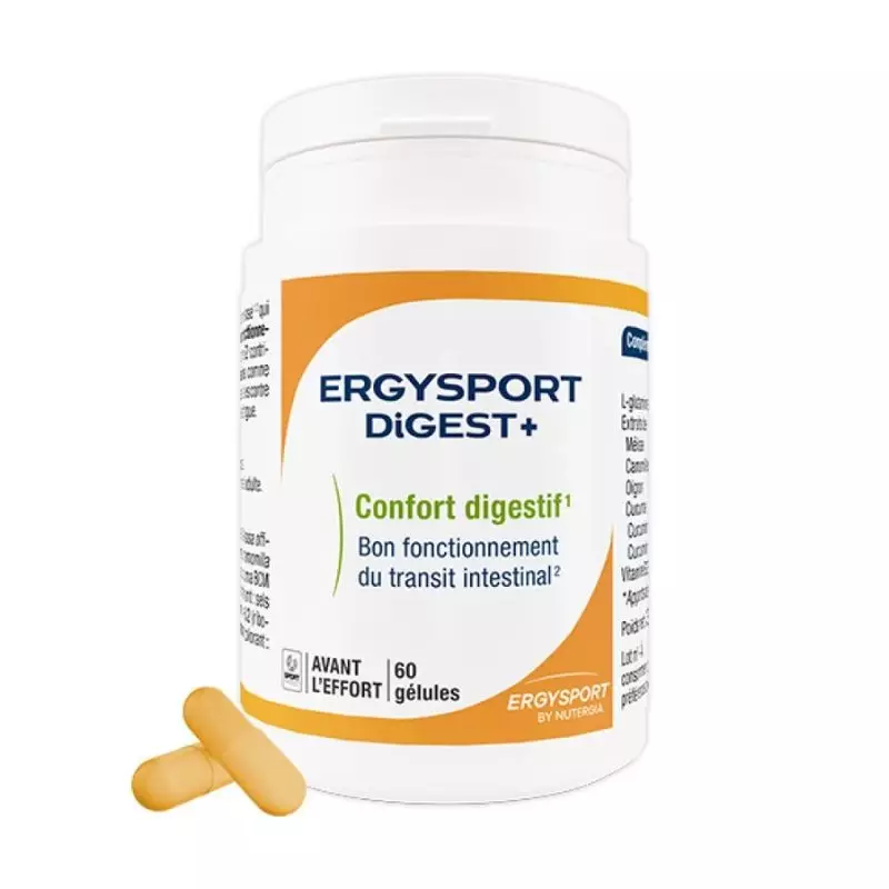 Ergysport Digest+ Nutergia - Confort digestif - 60 gélules