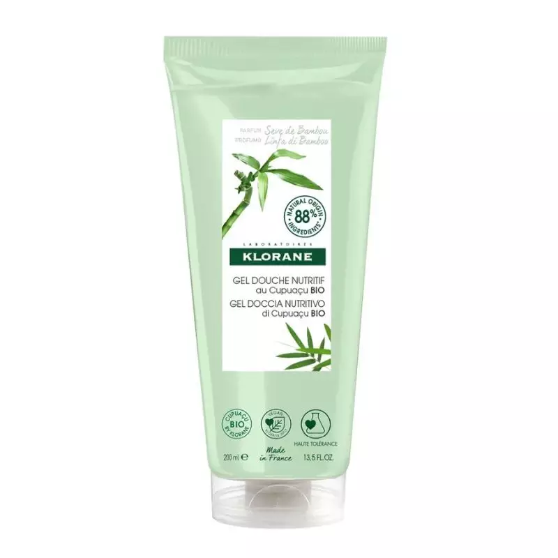 Gel douche nutritif au Cupuaçu Bio Sève de bambou Klorane - 200ml