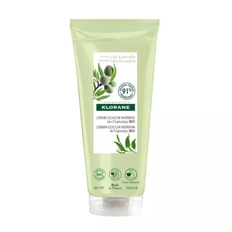 Crème de douche nutritive au Cupuaçu Bio Lait d'amandier Klorane - 200ml