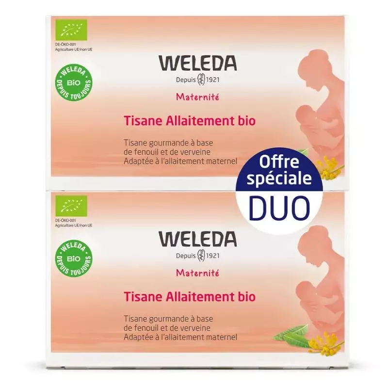 Tisane allaitement verveine Bio Weleda - 2 x 20 sachets