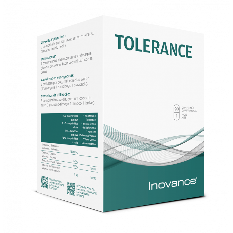 Tolerance Inovance - Assimilation alimentaire - 90 comprimés