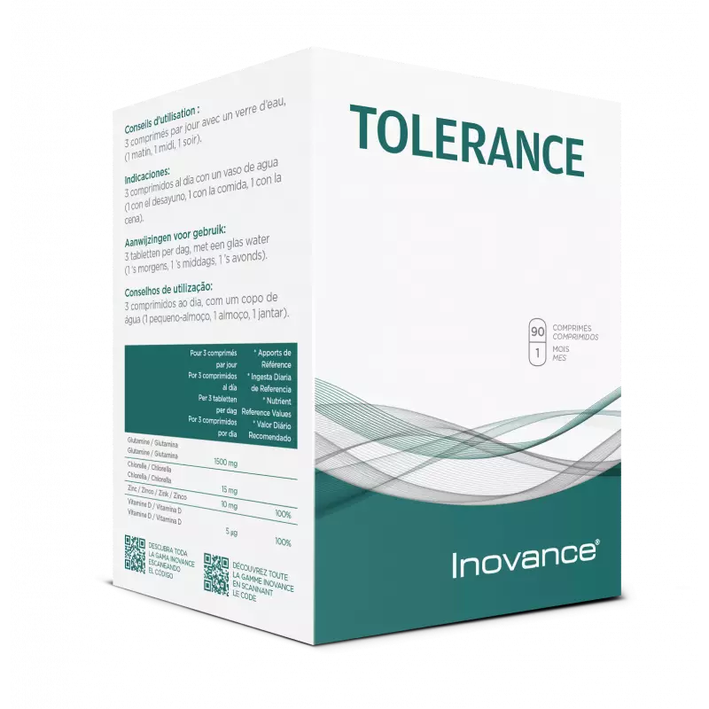Tolerance Inovance - Assimilation alimentaire - 90 comprimés