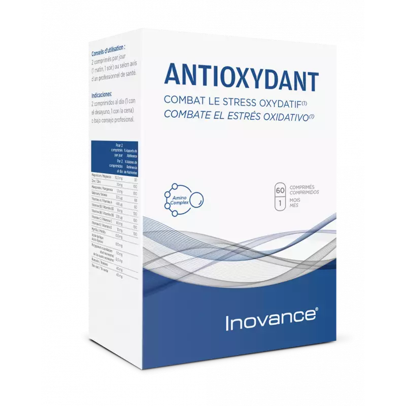 Antioxydant Inovance - Stress oxydatif - 60 gélules