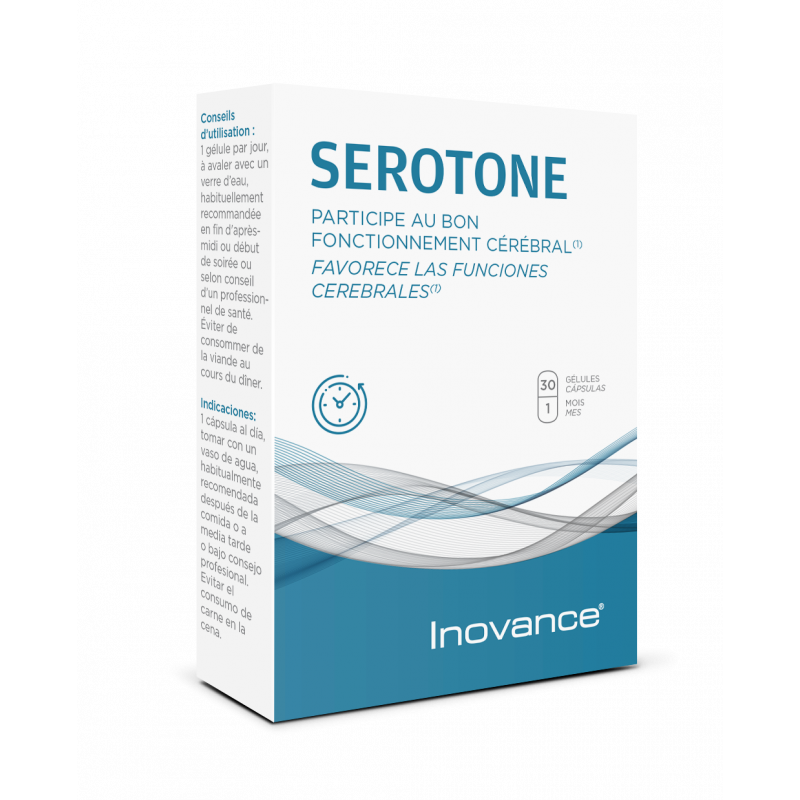 Serotone Inovance - Bon fonctionnement cérébral - 30 gélules