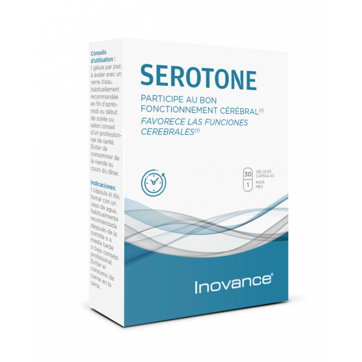 Serotone Inovance - Bon fonctionnement cérébral - 30 gélules