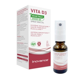 Vita D3 2000 UI végétale Inovance - Système immunitaire & articulations - 20ml