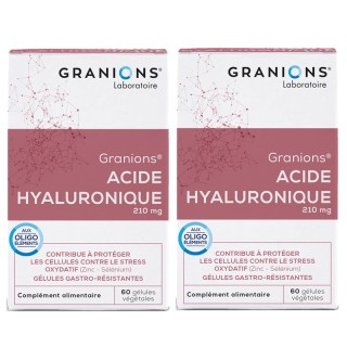 Acide Hyaluronique 210mg Granions - Stress oxydatif - 2 × 60 gélules
