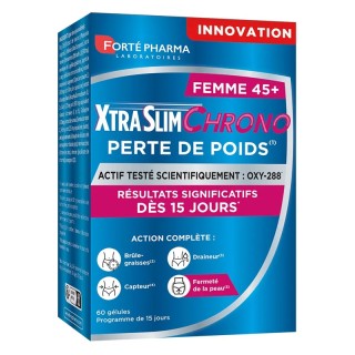 XtraSlim Chrono perte de poids femme Forté Pharma 45+ - 60 gélules