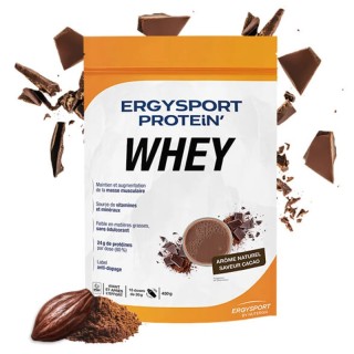 Protein' Whey cacao Nutergia - Maintien de la masse musculaire - 450g