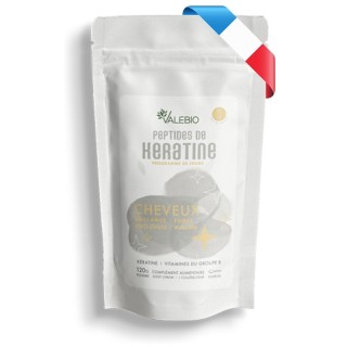 Peptides de Kératine cheveux goût citron Valebio - 120g