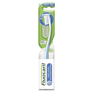Brosse à dents précision interdentaire 20/100 souple Fluocaril