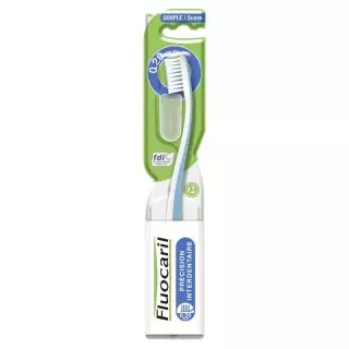 Brosse à dents précision interdentaire 20/100 souple Fluocaril