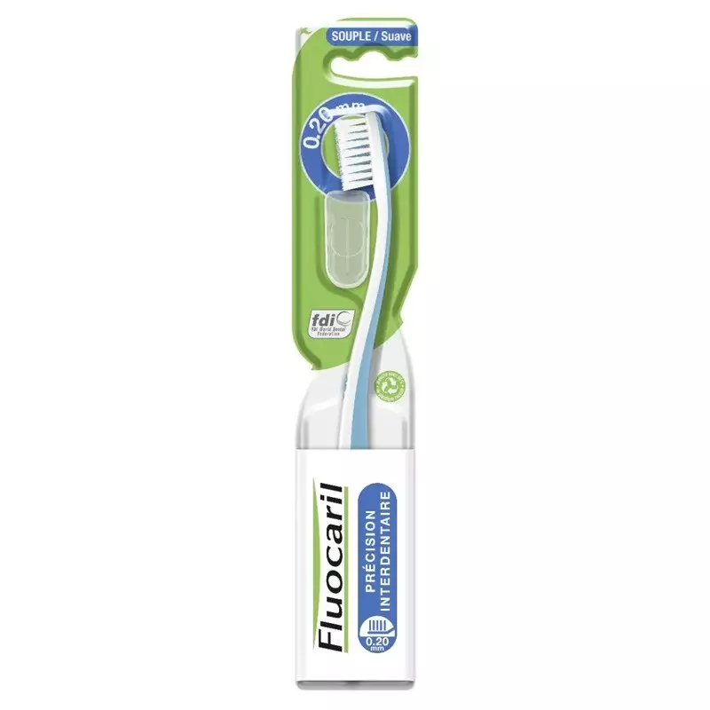 Brosse à dents précision interdentaire 20/100 souple Fluocaril