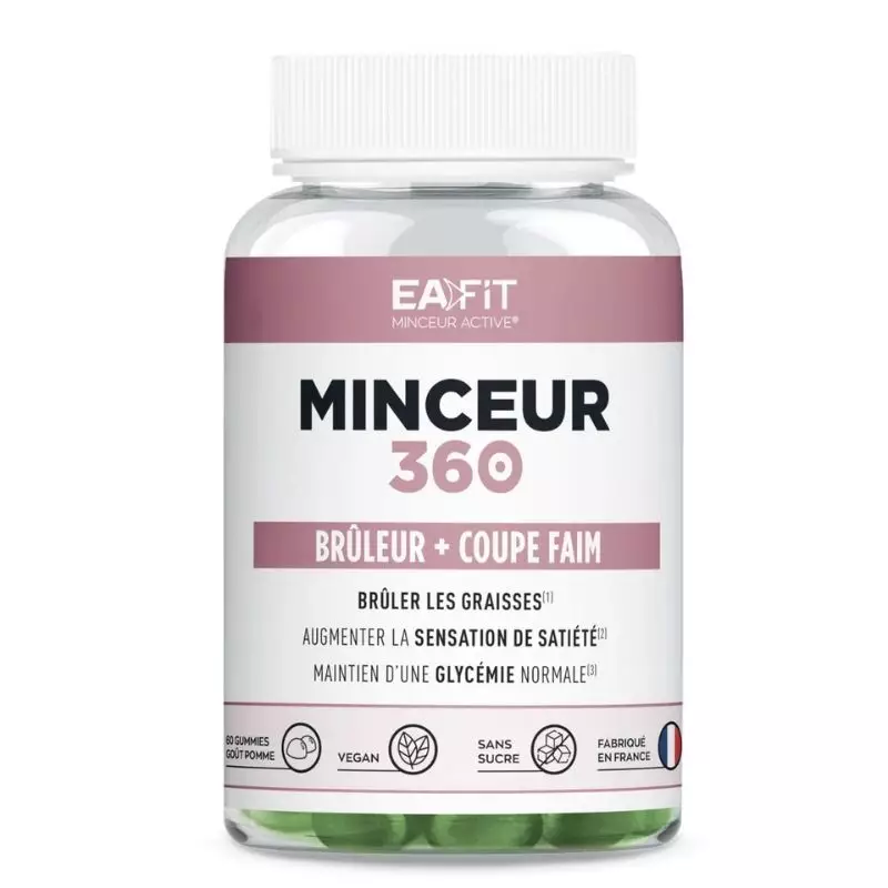 Eafit Minceur brûleur + coupe-faim Granions - Sensation de satiété - 60 gummies
