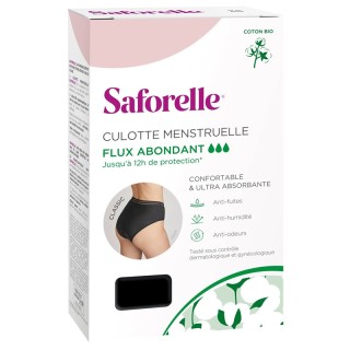 Culotte menstruelle Classic Saforelle - Flux abondant - Taille 40