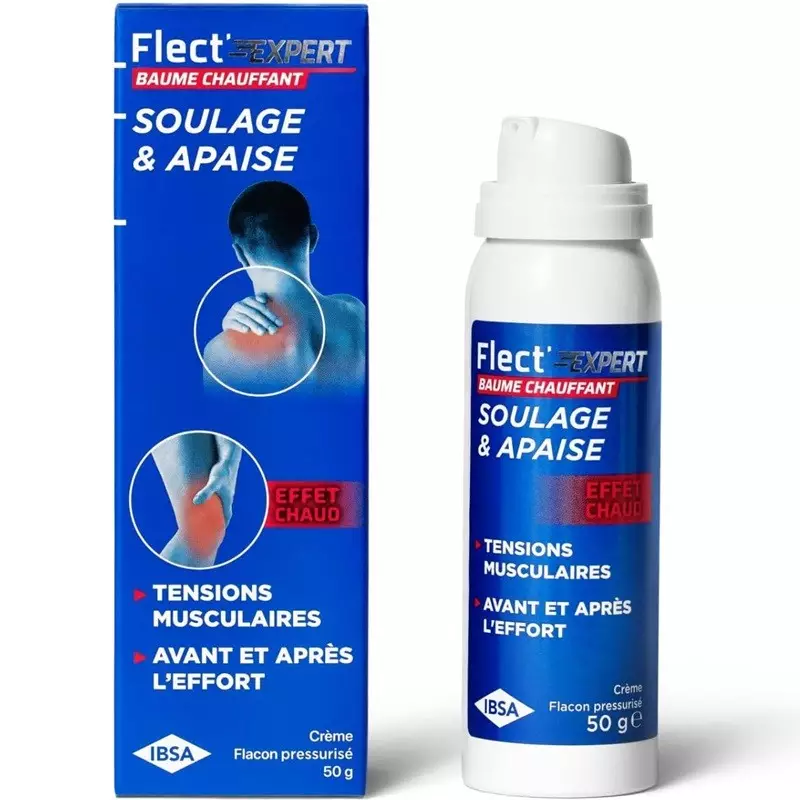 Baume chauffant tensions musculaires Flect'Expert Ibsa Pharma - 50g