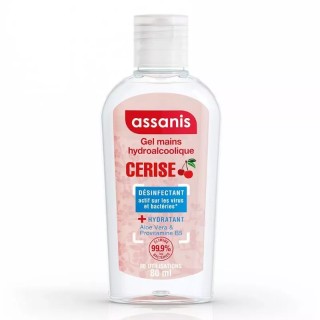 Gel hydroalcoolique mains sans rinçage Cerise Assanis - 80ml