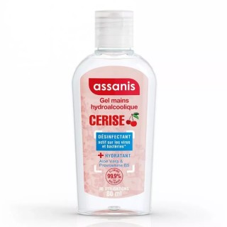 Gel hydroalcoolique mains sans rinçage Cerise Assanis - 80ml