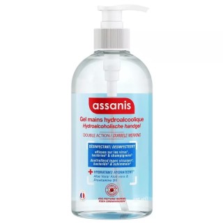 Gel hydroalcoolique mains sans rinçage Assanis - 500ml