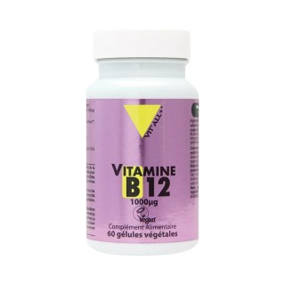 Vitamine B12 forme active 1000μg Vegan Vit'all+ - 60 gélules