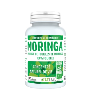 Moringa pure Bio LT Labo - Concentré naturel de vie - 120 gélules