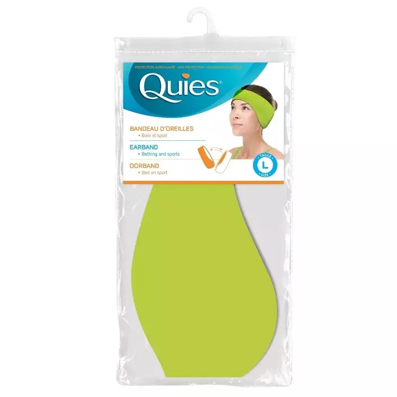 Bandeau d'oreilles bain et sport Quies - Grande taille - 58cm